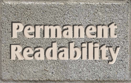 Permanent Readability